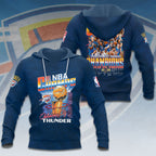 Oklahoma City Thunder 2025 NBA Champions 3D Apparel – HOATT 11440
