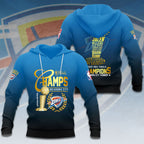 Oklahoma City Thunder 2025 NBA Champions 3D Apparel – HOATT 11470