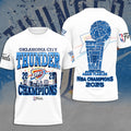 Oklahoma City Thunder 2025 NBA Champions 3D Apparel – MAITM 11840
