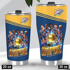 Oklahoma City Thunder 2025 NBA Champions Tumbler Cup – HOATT 11362
