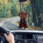 Ozzy Osbourne Custom shape 2-sided Acrylic Car Ornament – HOATT20220