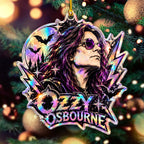Ozzy Osbourne Custom Shape 2-side Printed Acrylic Ornament – GNE8806