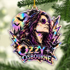 Ozzy Osbourne Custom Shape 2-side Printed Acrylic Ornament – GNE8806