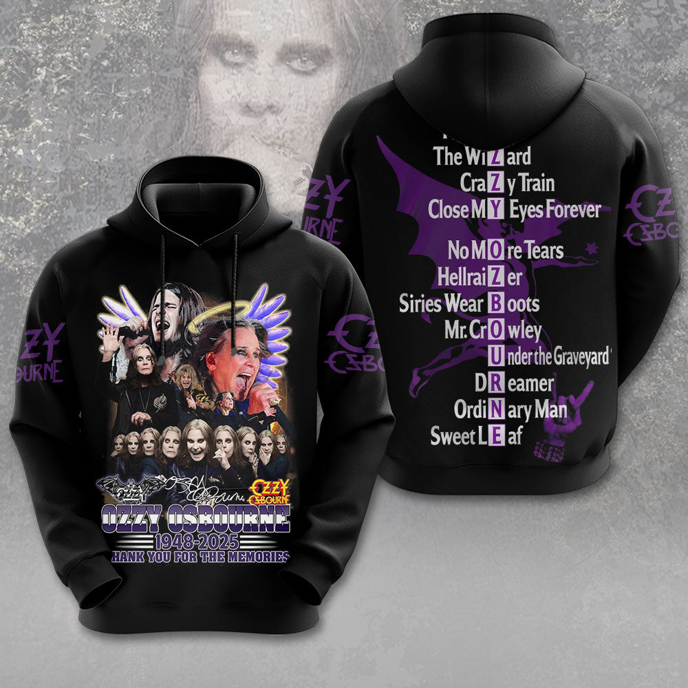 Ozzy Osbourne 3D Apparel – MAITM 12335