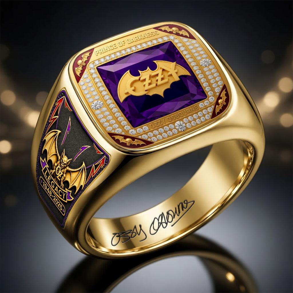 Ozzy Osbourne 3D Engraved Ring – HOATT18263
