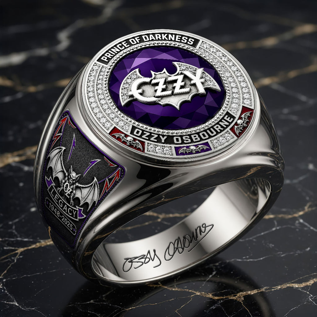 Ozzy Osbourne 3D Engraved Ring – HOATT18263