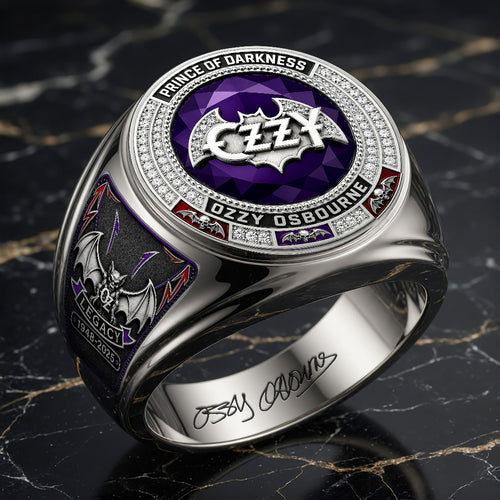 Ozzy Osbourne 3D Engraved Ring – HOATT18263