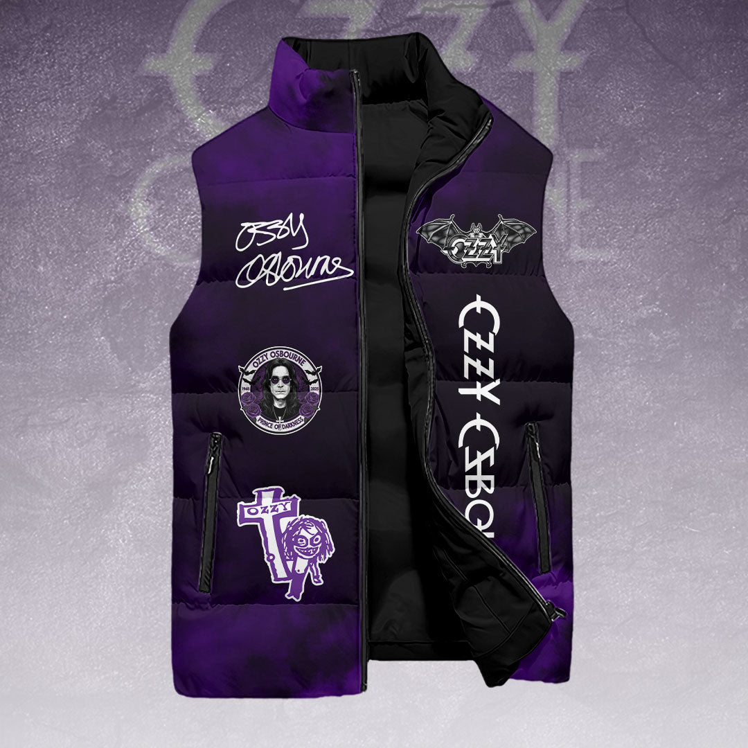 Ozzy Osbourne 3D Sleeveless Down Jacket – HOATT14953