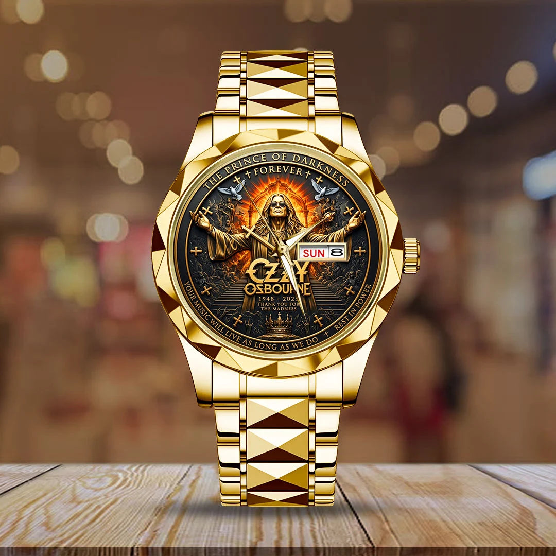 Ozzy Osbourne Alloy Luxury Quartz Watch – TMTHU8796