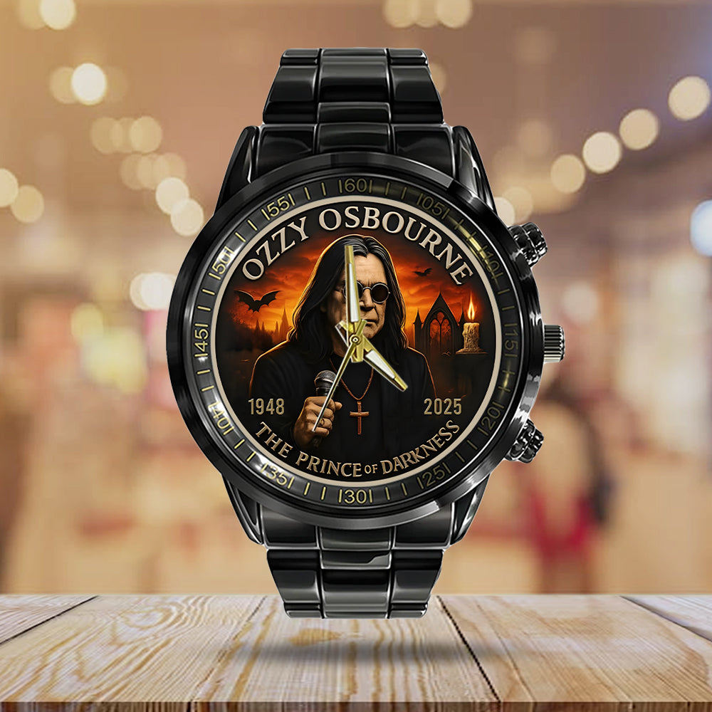 Ozzy Osbourne Black Stainless Steel Watch – MAITM 12240