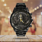 Ozzy Osbourne Black Stainless Steel Watch – MAITM 12454