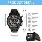 Ozzy Osbourne Black Stainless Steel Watch – MAITM 12535