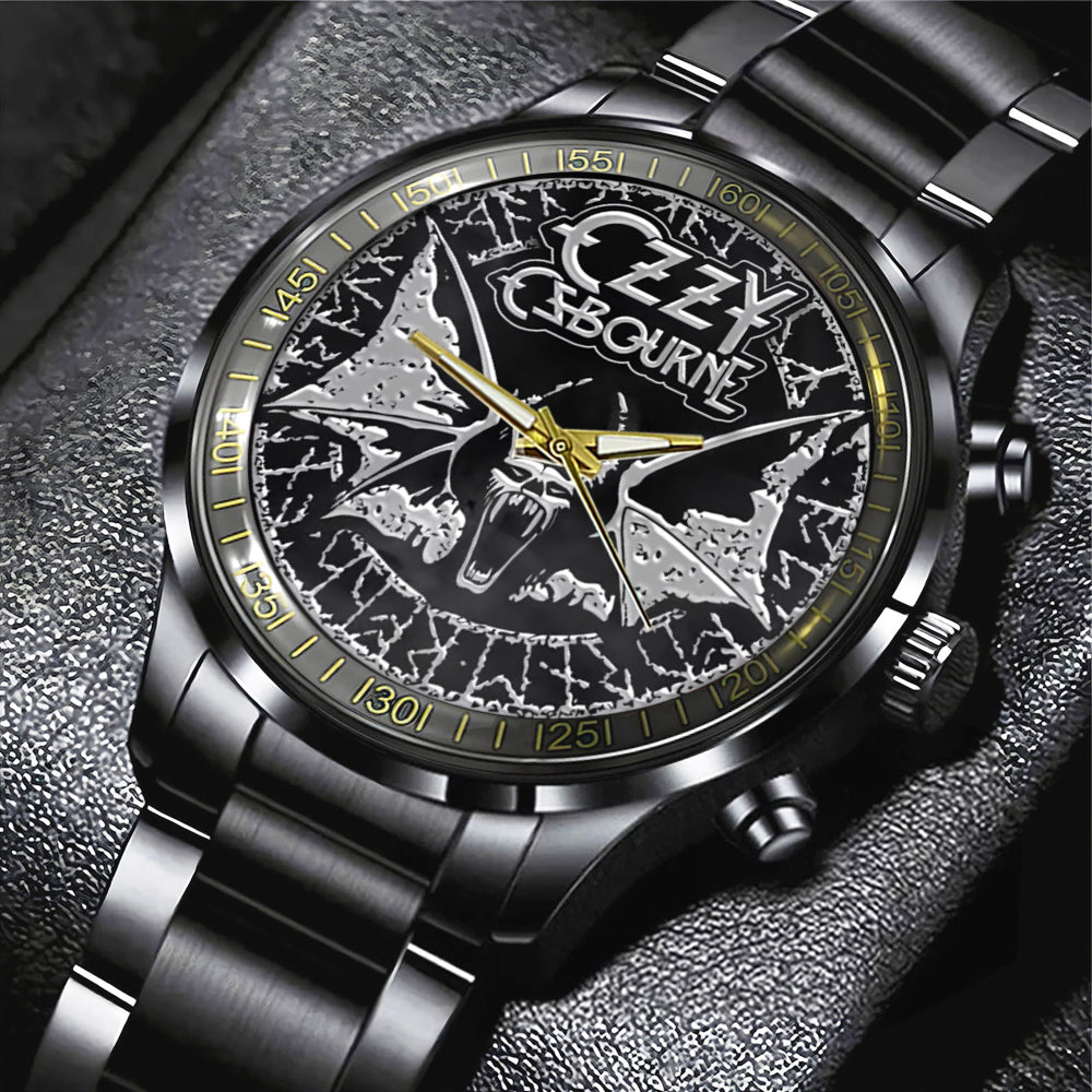 Ozzy Osbourne Black Stainless Steel Watch – MAITM 12535