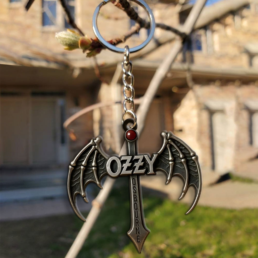 Ozzy Osbourne Custom Shape 1-sided Keychain – MAITM 12384