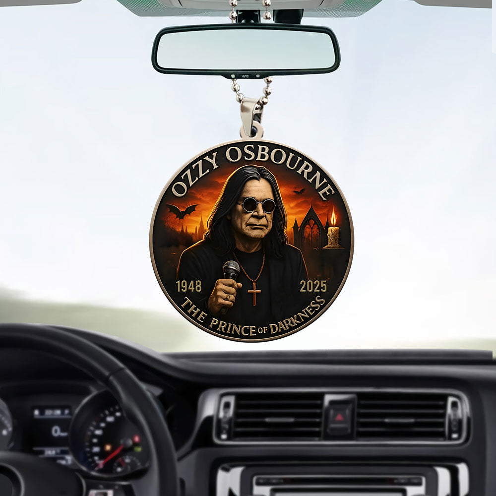 Ozzy Osbourne Custom Shape 2-sided Acrylic Car Ornament – MAITM 12244