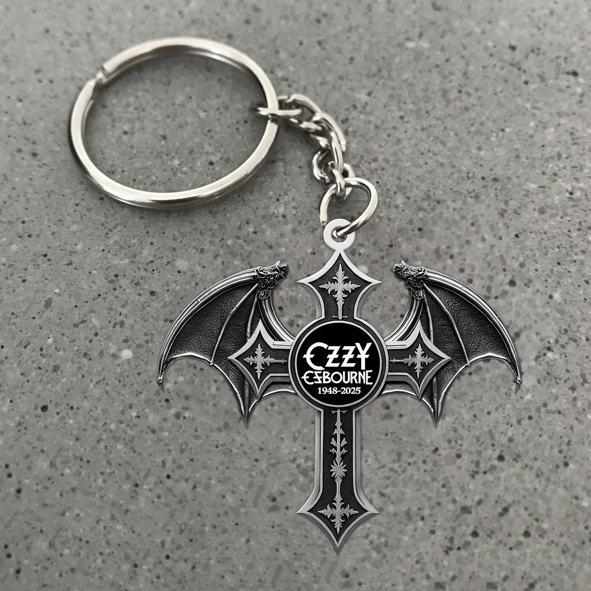 Ozzy Osbourne Custom Shape 2-sided Keychain – MAITM 12553