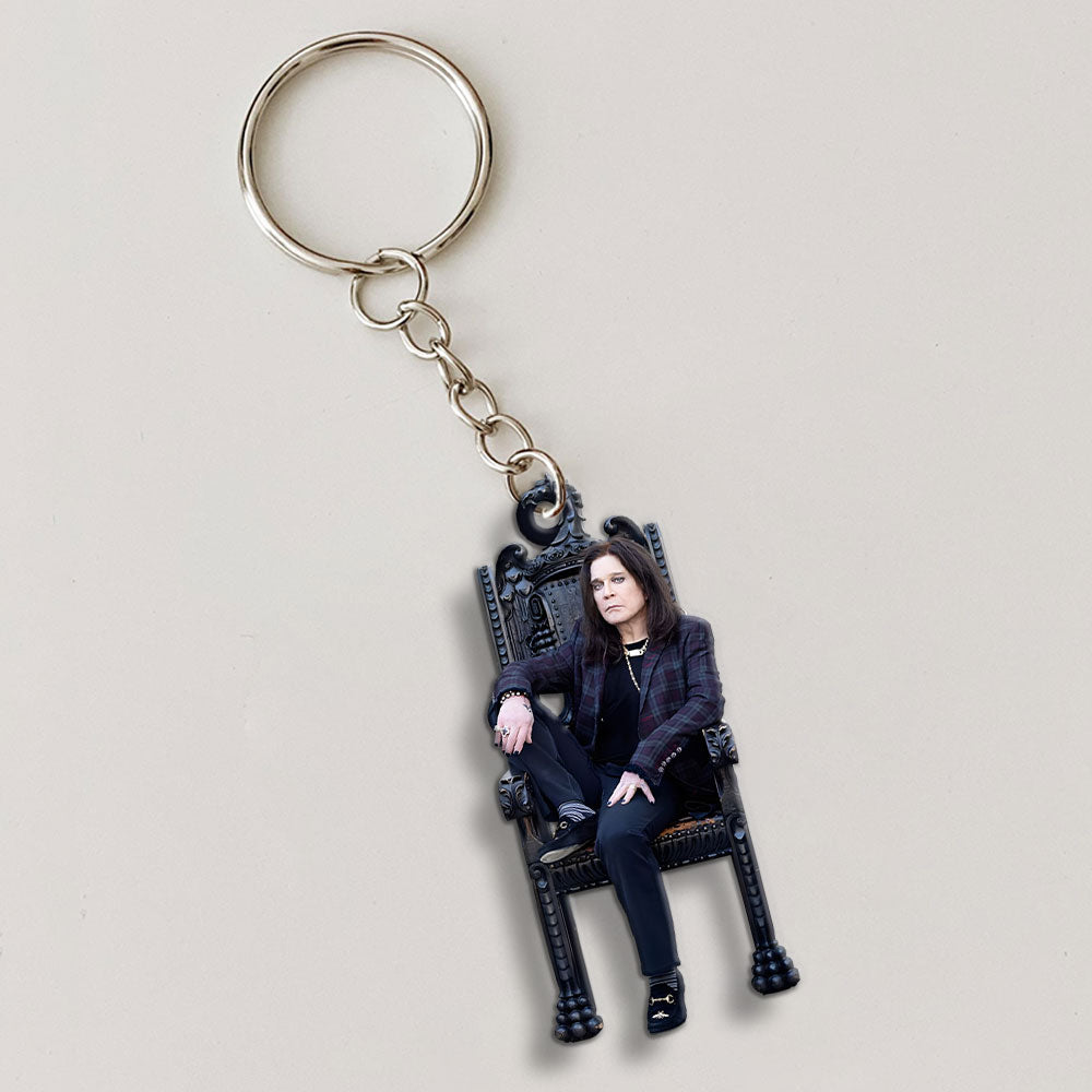 Ozzy Osbourne Custom Shape 2-Side Printed Keychain – MAITM12604