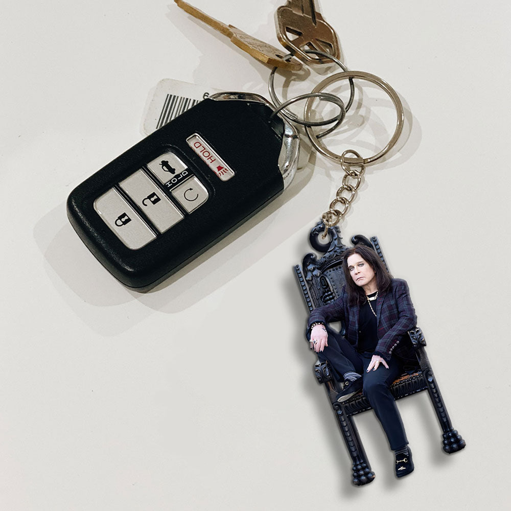 Ozzy Osbourne Custom Shape 2-Side Printed Keychain – MAITM12604