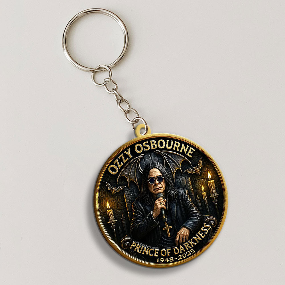 Ozzy Osbourne Custom Shape 2-sided Keychain – MAITM 12429