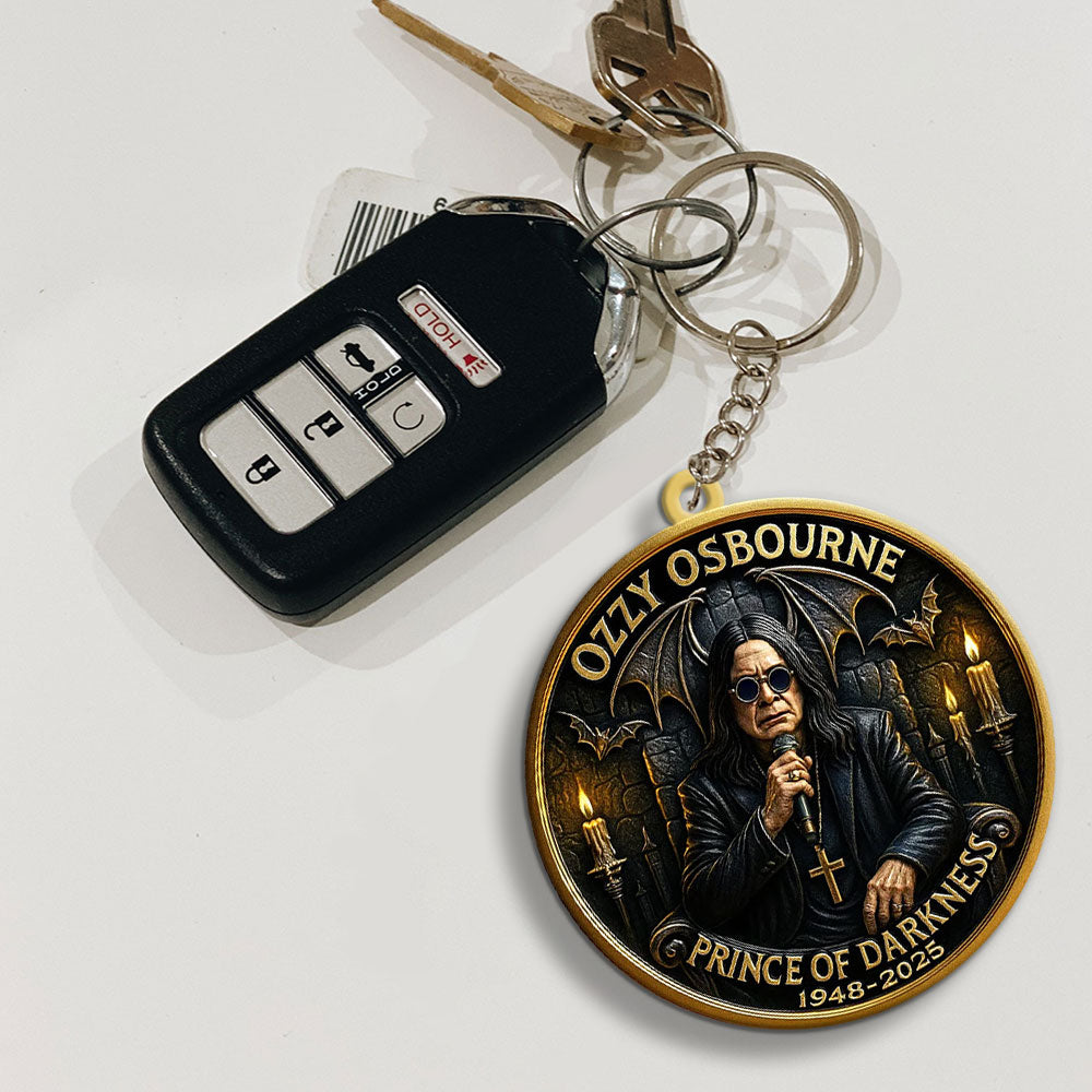 Ozzy Osbourne Custom Shape 2-sided Keychain – MAITM 12429
