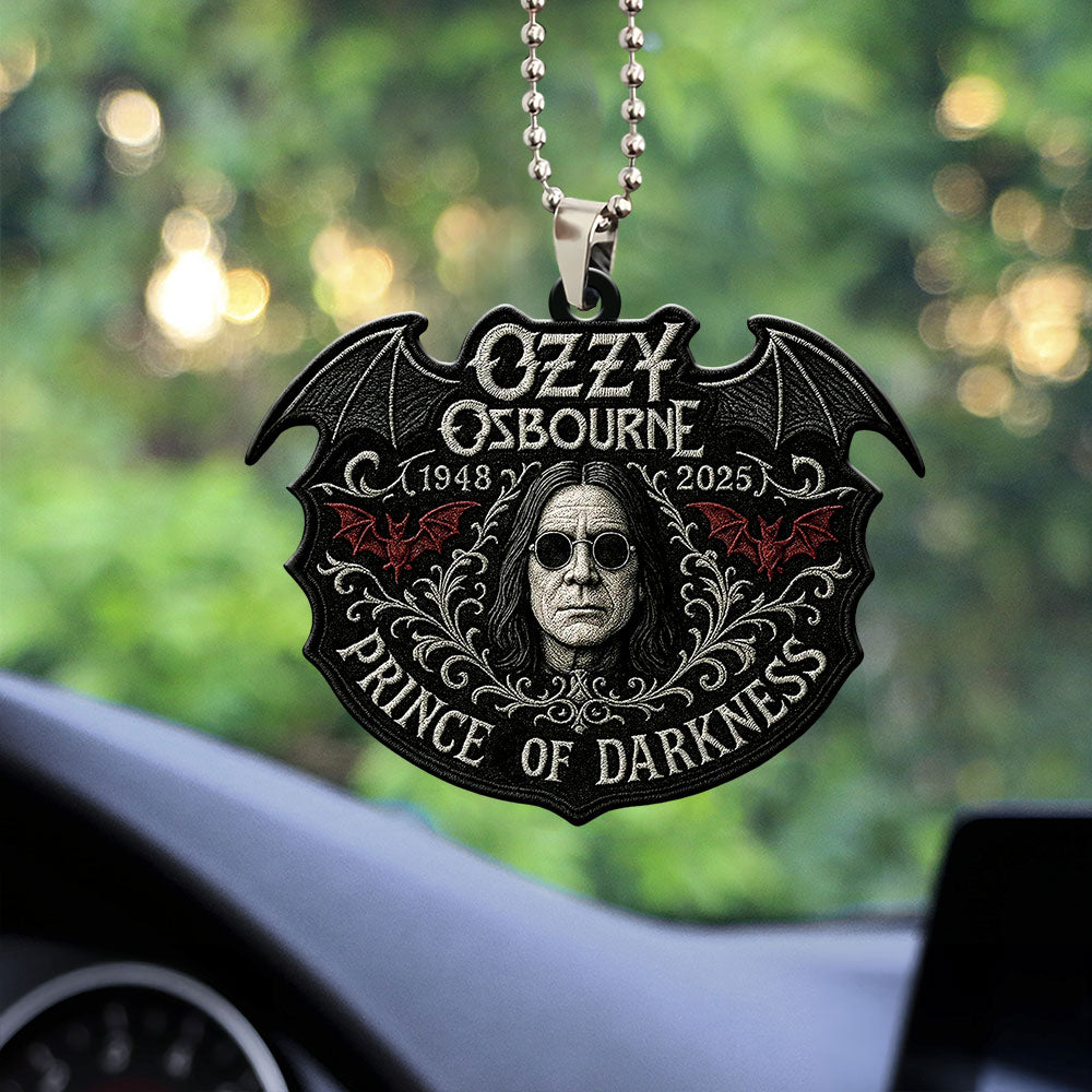 Ozzy Osbourne Custom Shape 1-sided Acrylic Car Ornament – GNE NEW574