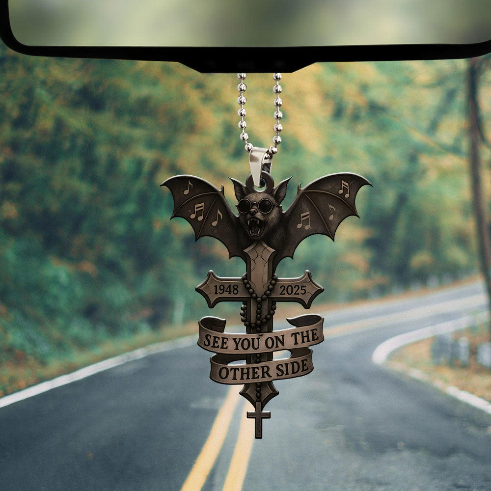 Ozzy Osbourne Custom shape 2-sided Acrylic Car Ornament – GNE NEW561