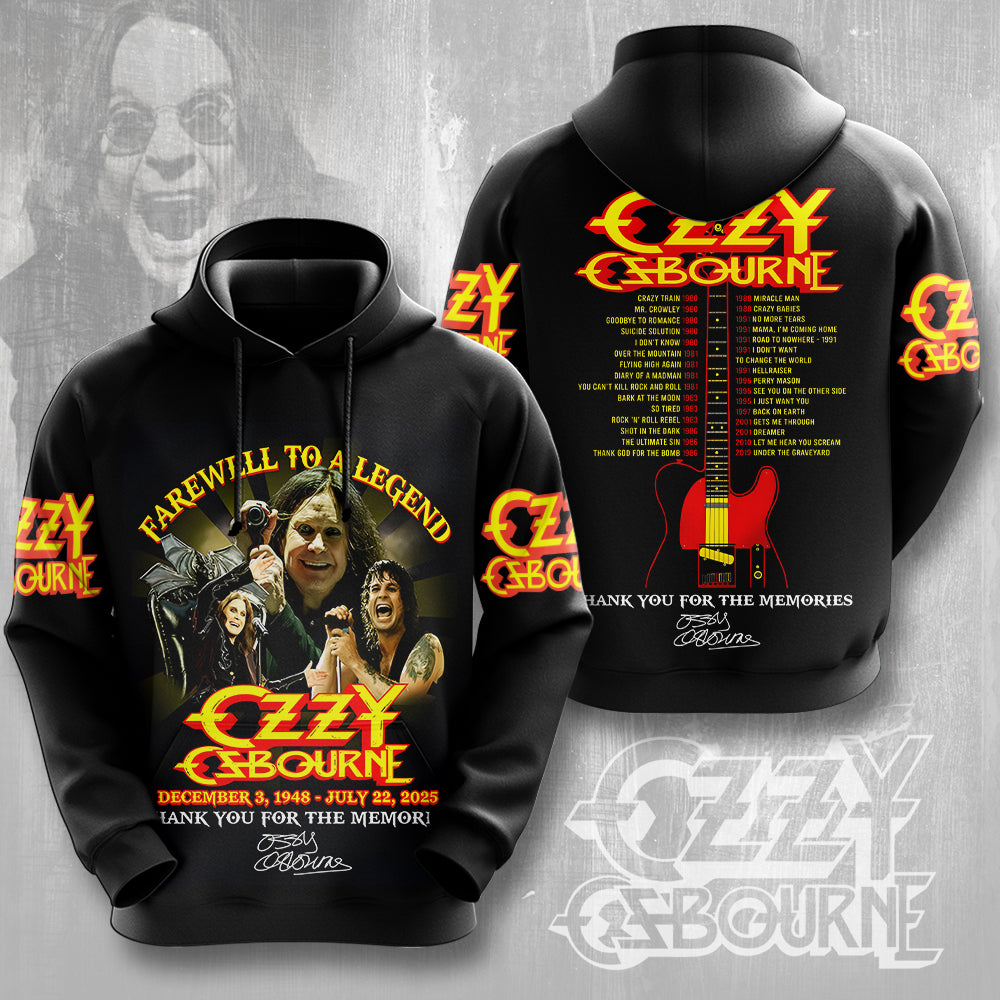 Ozzy Osbourne 3D Apparel – MAITM12708