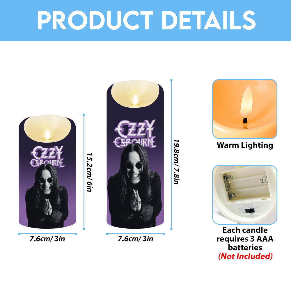 Ozzy Osbourne Led Candle – MAITM 12357