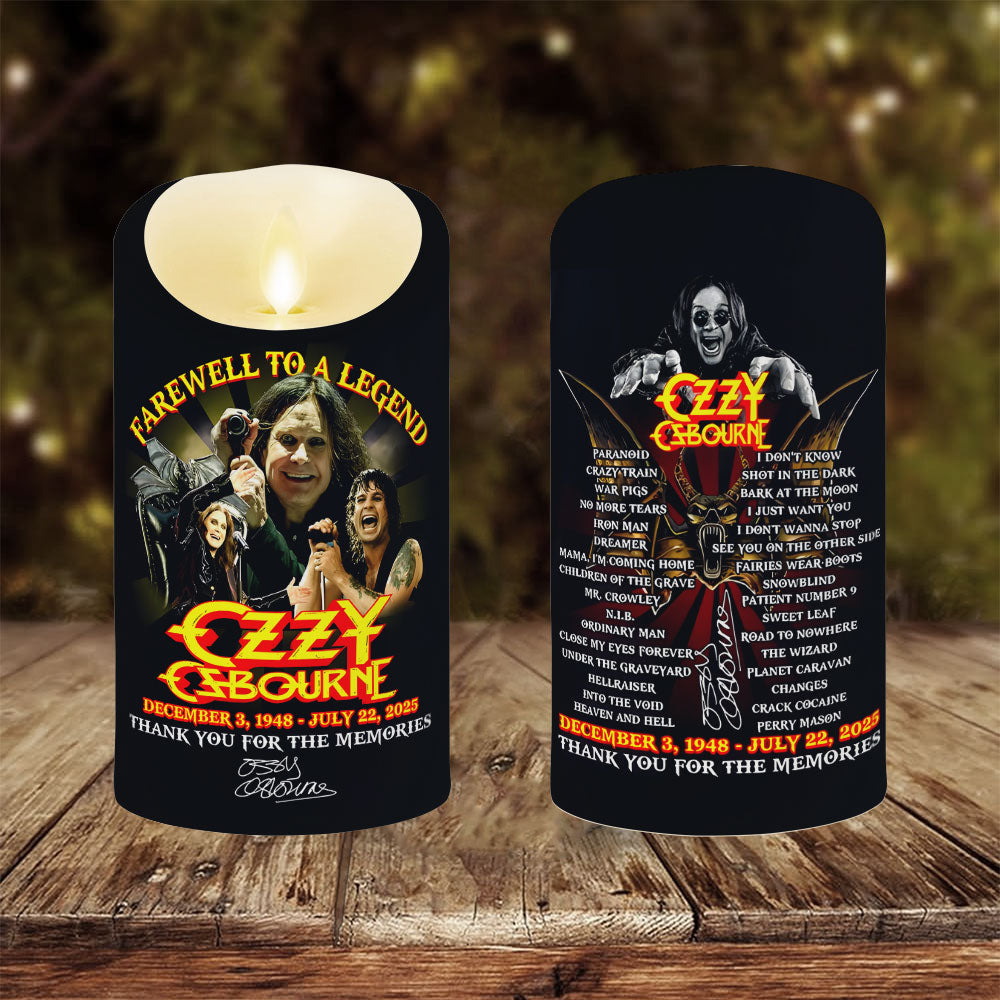 Ozzy Osbourne Led Candle – MAITM12581