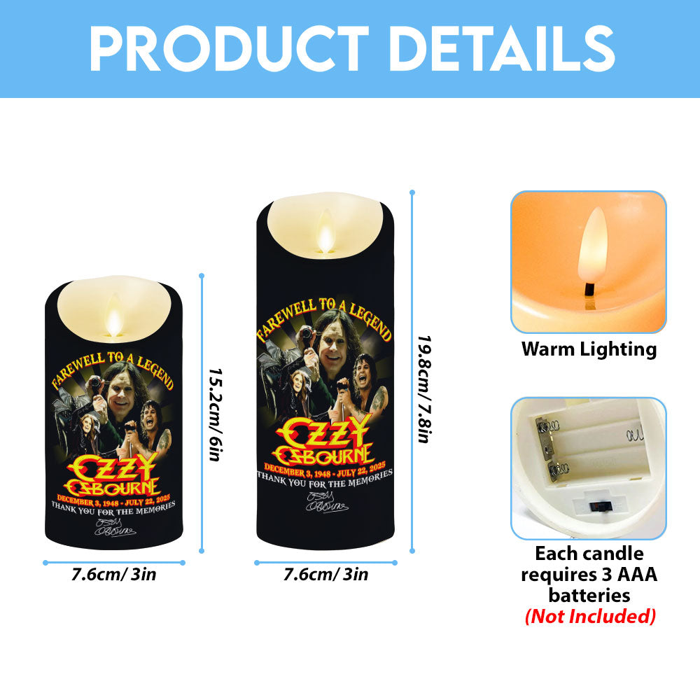 Ozzy Osbourne Led Candle – MAITM12581