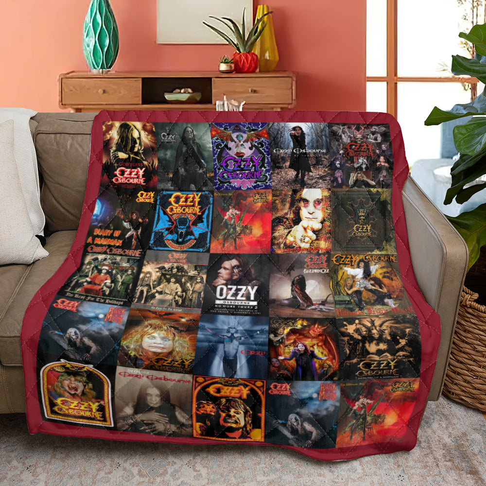 Ozzy Osbourne Quilt Blanket – MAITM 12392