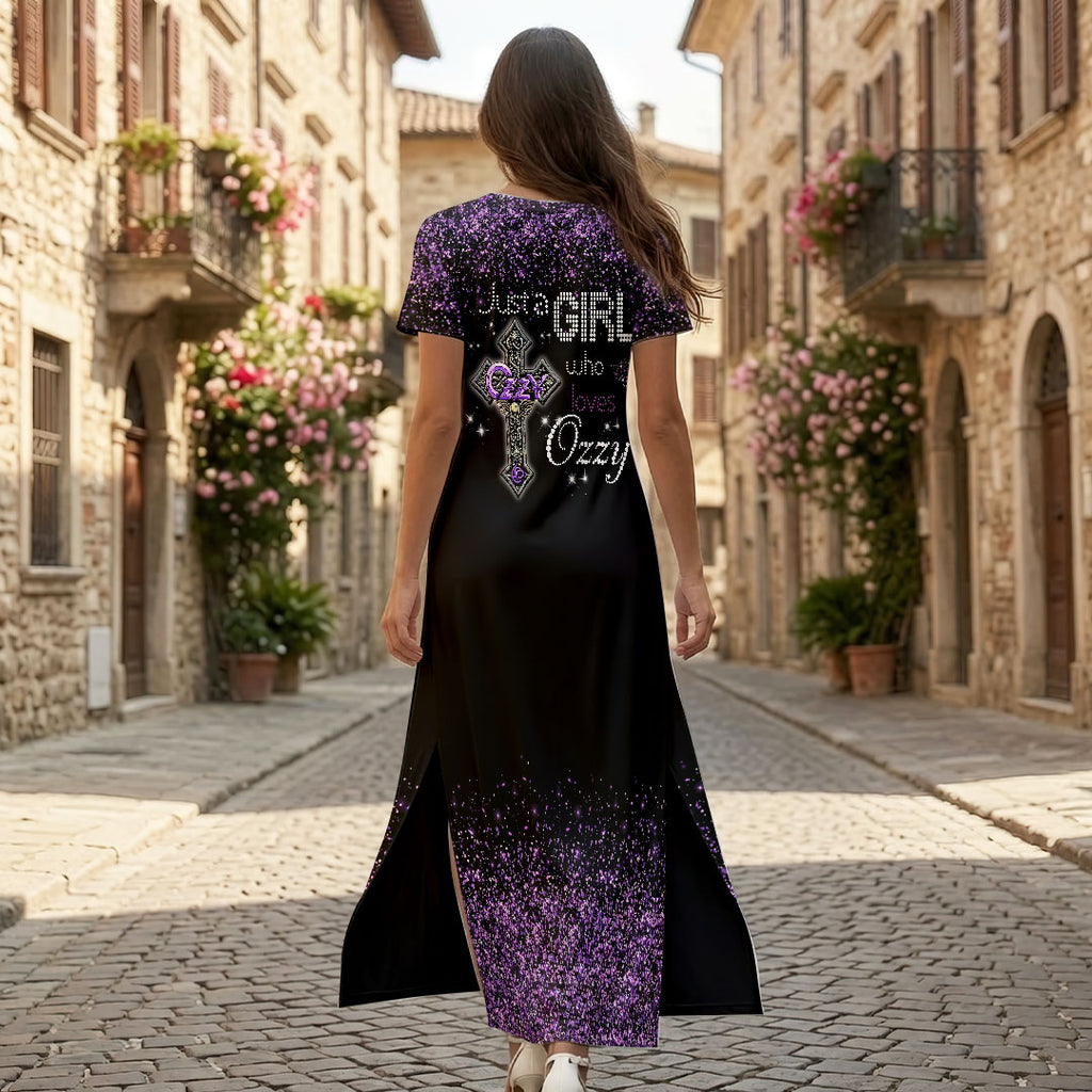 Ozzy Osbourne Short Sleeve Maxi Dress – HOATT19398