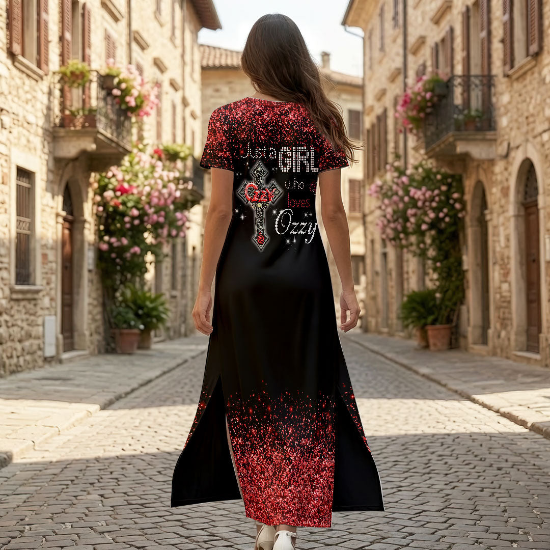 Ozzy Osbourne Short Sleeve Maxi Dress – HOATT19533