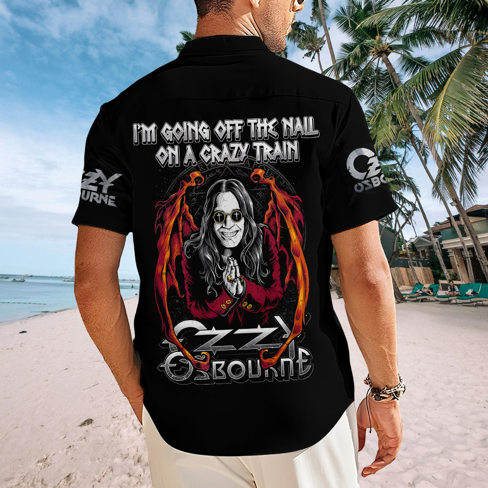 Ozzy Osbourne Short Sleeve Button-Down Shirt – MAITM 12495