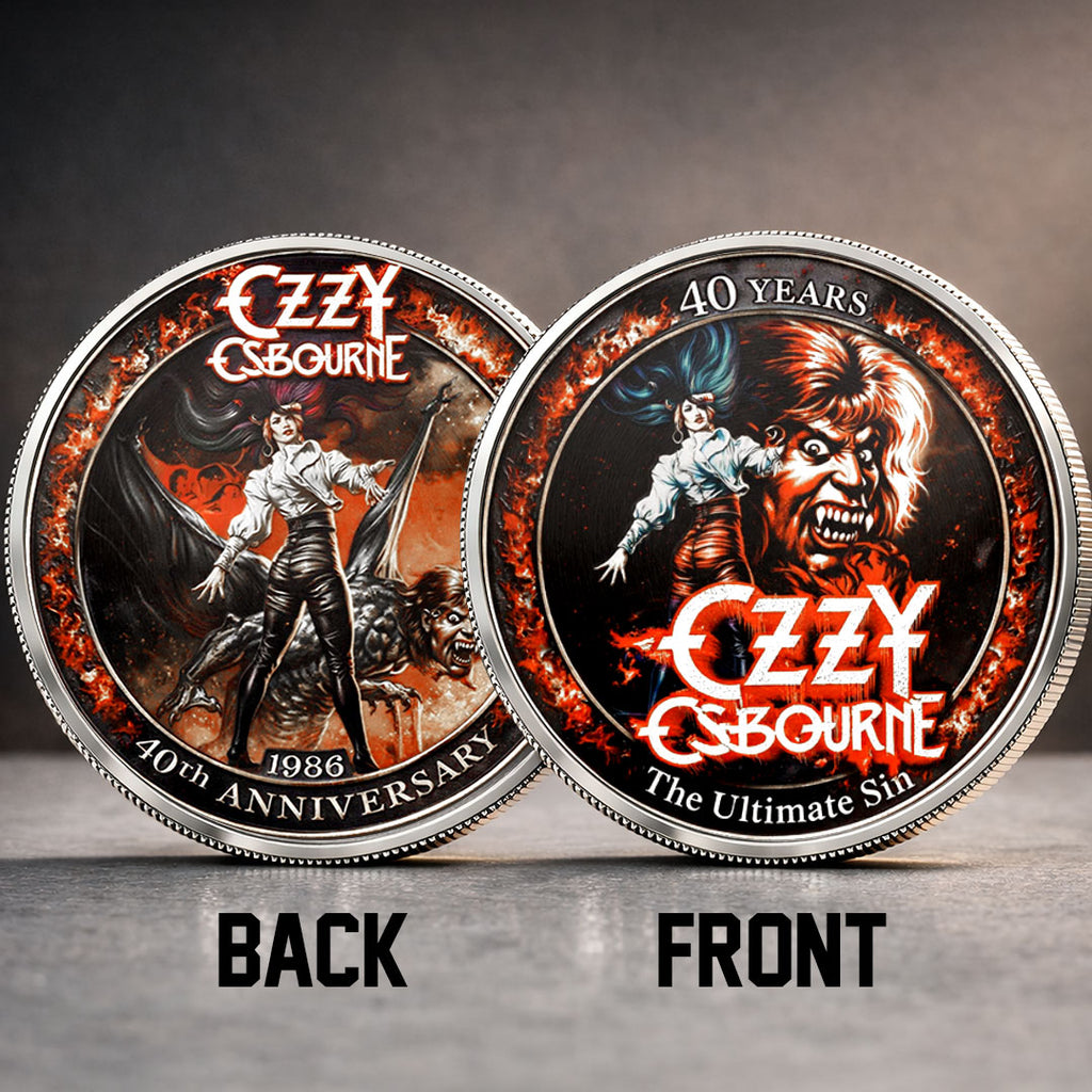Ozzy Osbourne: The Ultimate Sin 40th Anniversary Commemorative Coin – TMTHU4993