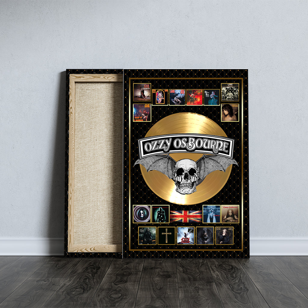 Ozzy Osbourne Rectangle Canvas With Inner Frame – HOATT12931