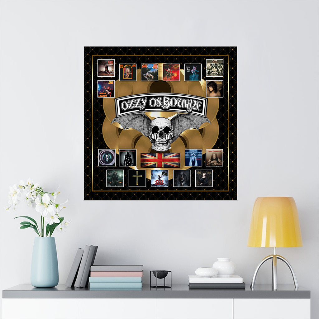 Ozzy Osbourne Square Canvas With Inner Frame – HOATT13071