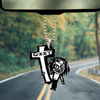 Ozzy Osbourne Custom Shape 2-sided Acrylic Car Ornament – GNE 4081