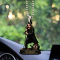 Ozzy Osbourne Custom shape 2-sided Acrylic Car Ornament – TANTN15494