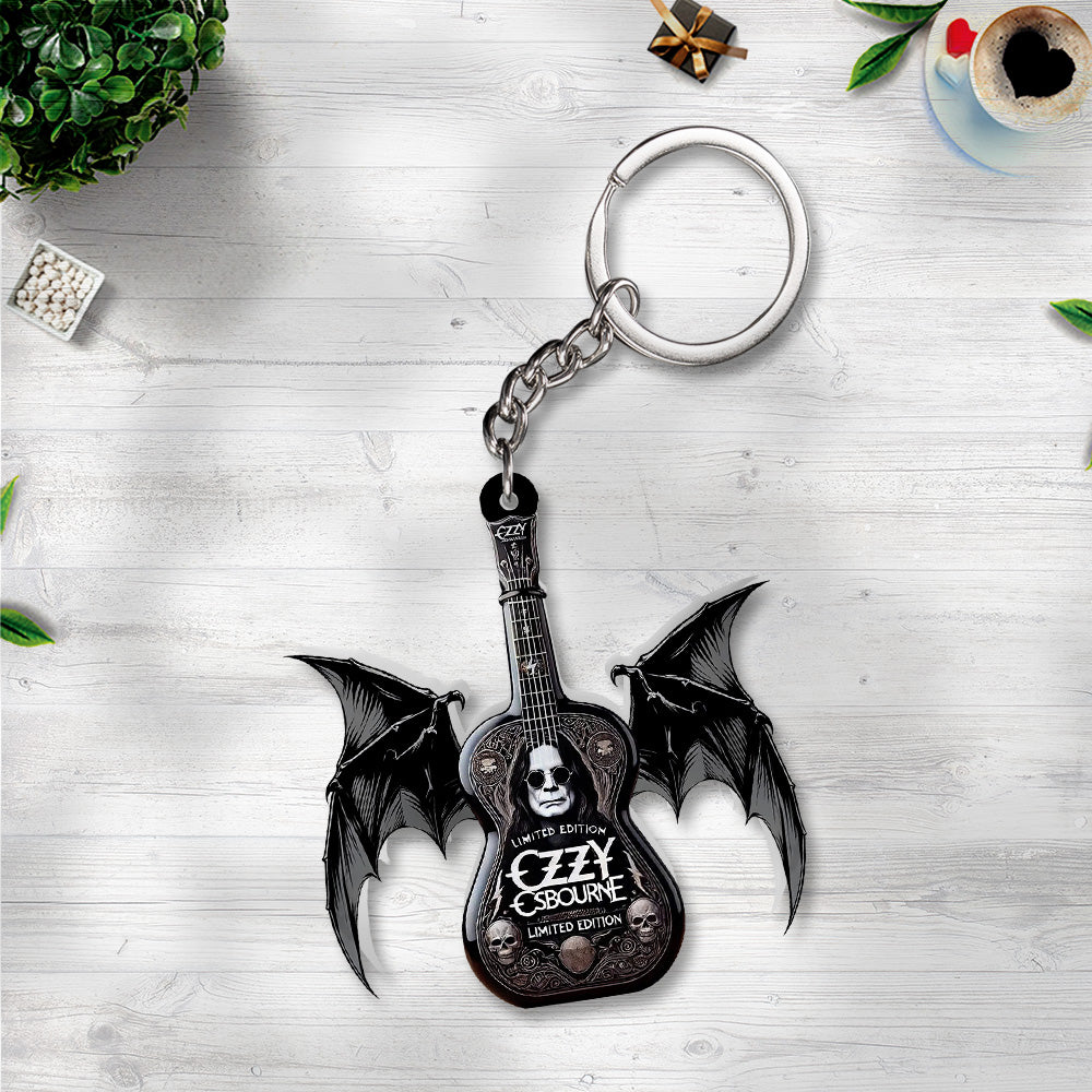 Ozzy Osbourne Custom Shape 2-sided Keychain – TANTN 14898