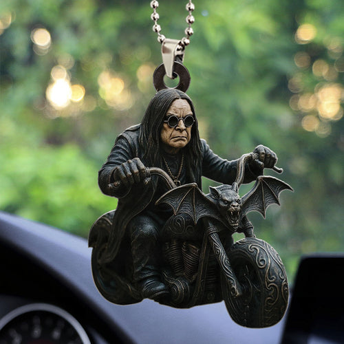 Ozzy Osbourne Custom shape 2-sided Acrylic Car Ornament – GNENEW607