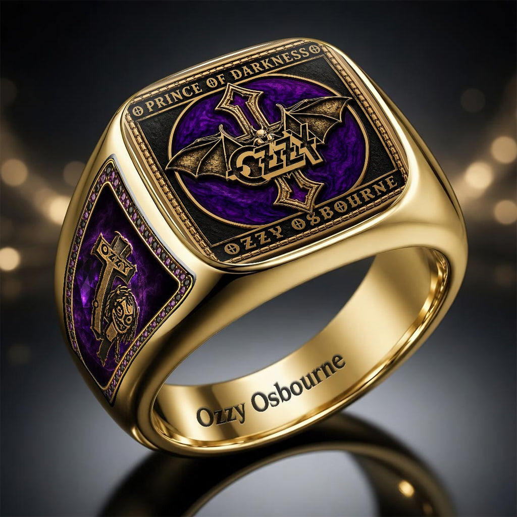 Ozzy Osbourne 3D Engraved Ring – HOATT18855