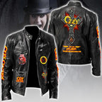 Ozzy Osbourne Motorcycle Leather Jacket – HOATT14943