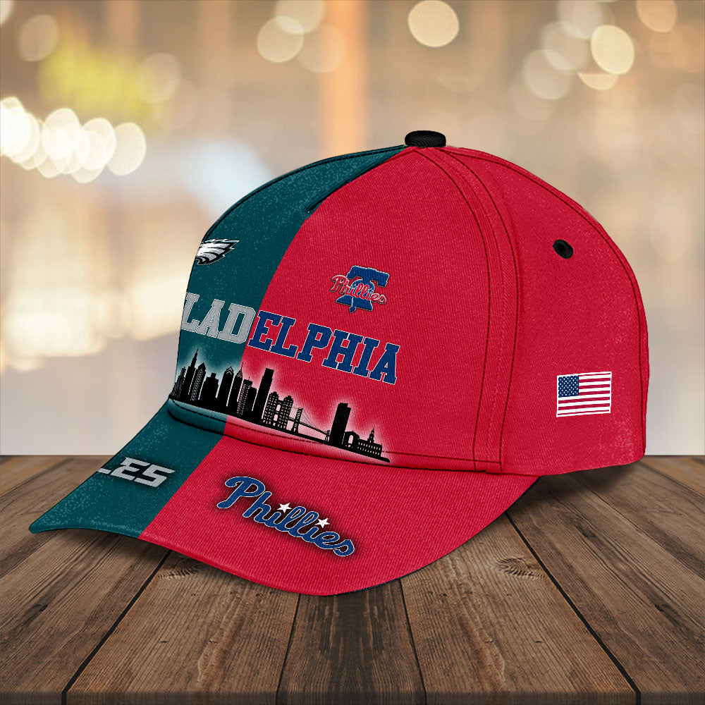 Philadelphia Eagles x Philadelphia Phillies Classic Cap – TMTHU1066