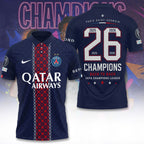 Paris Saint-Germain Champions of Europe 25/26 3D Apparel – TANTN23273