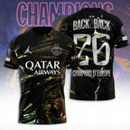 Paris Saint-Germain Champions of Europe 25/26 3D Apparel – TANTN23323