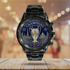Paris Saint-Germain Champions of Europe 25/26 Black Stainless Steel Watch – TANTN23305