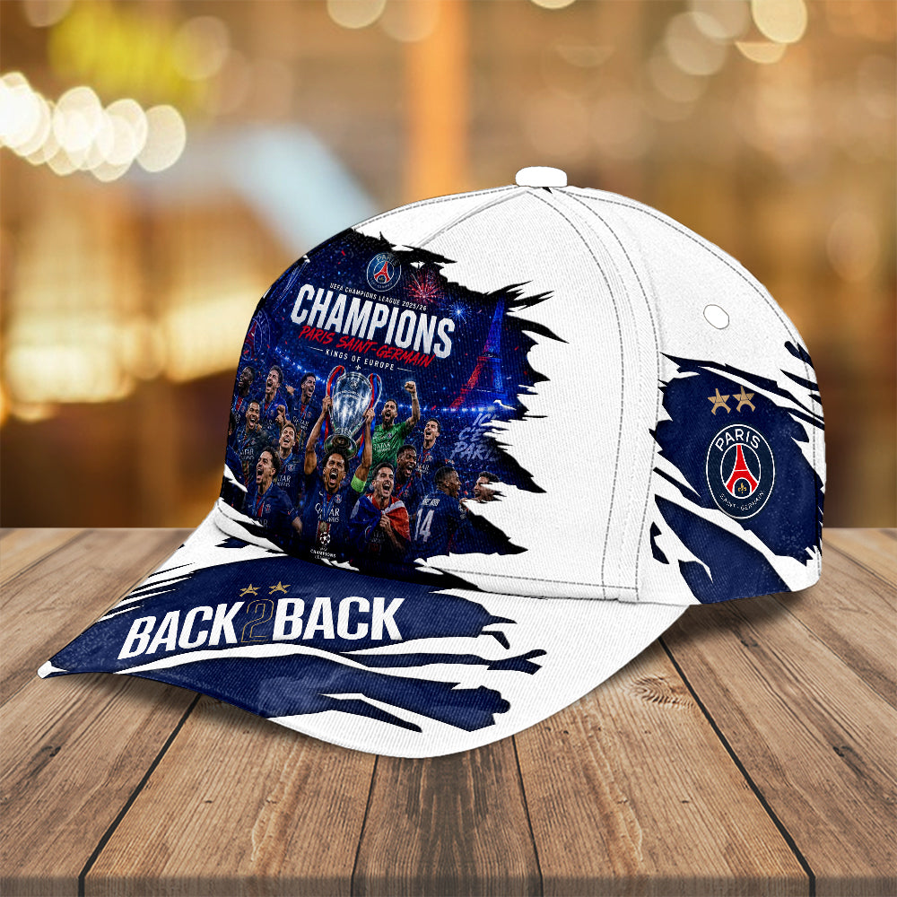 Paris Saint-Germain Champions of Europe 25/26 Classic Cap – TANTN23546