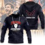 Paris Saint-Germain Champions of Europe 25/26 3D Apparel – TANTN23289