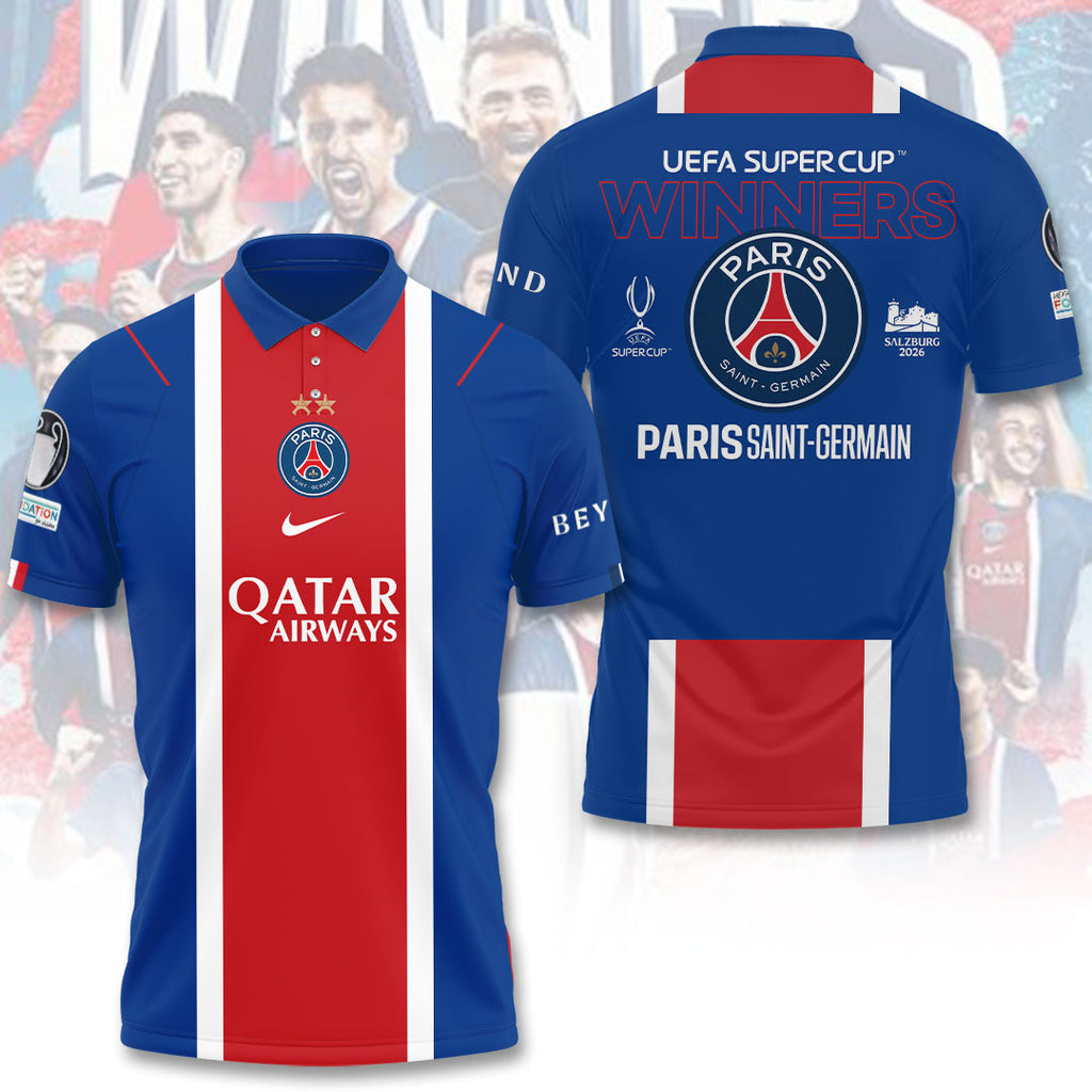 Paris Saint-Germain 2026 UEFA Super Cup Winners 3D Apparel – TANTN24891